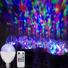 RGB遥控声控小魔球 DJ 迪斯科 派对 家庭LED魔球 LED全彩旋转灯