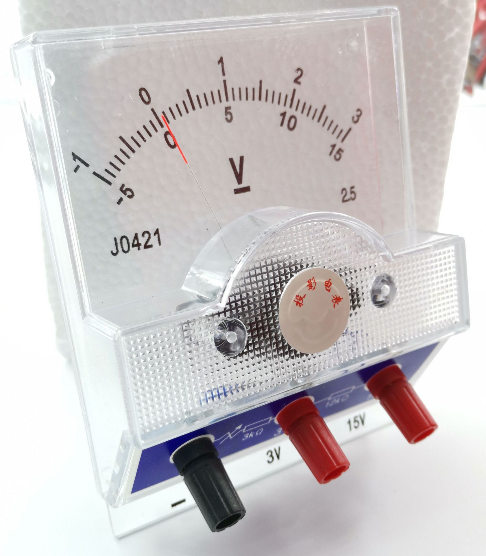 生产供应教学物理实验用j0421投影电压表 教学仪器 教学仪表