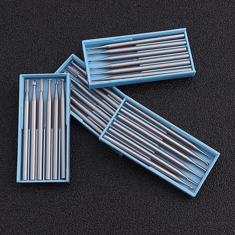 2.35柄德国钨钢铣刀 橄榄核微雕刻刀 电动镂空 微雕刀 牙针核雕刀