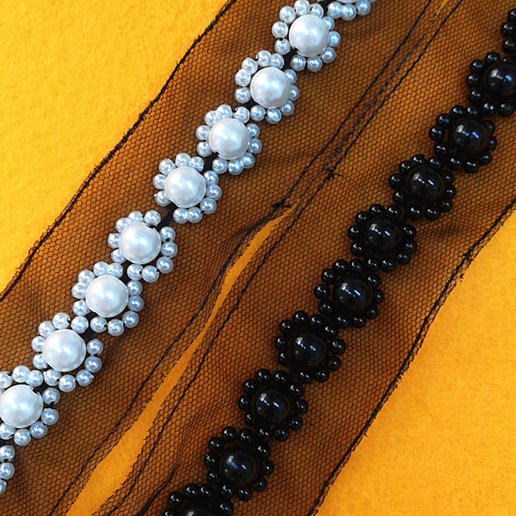 民族风手工钉珠刺绣花边条码箱包鞋窗帘配饰diy服装辅料