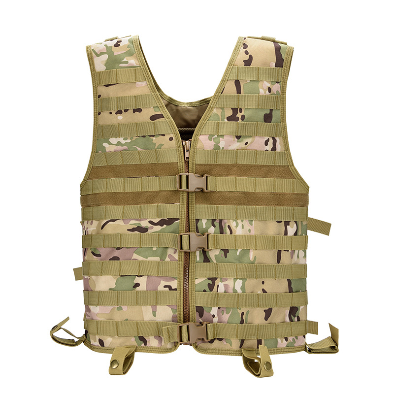 Supply Outdoor Camouflage Tactical Vest Multi-Functional Field Tactical Vest Real CS Supplies Sports Tactical Equipment