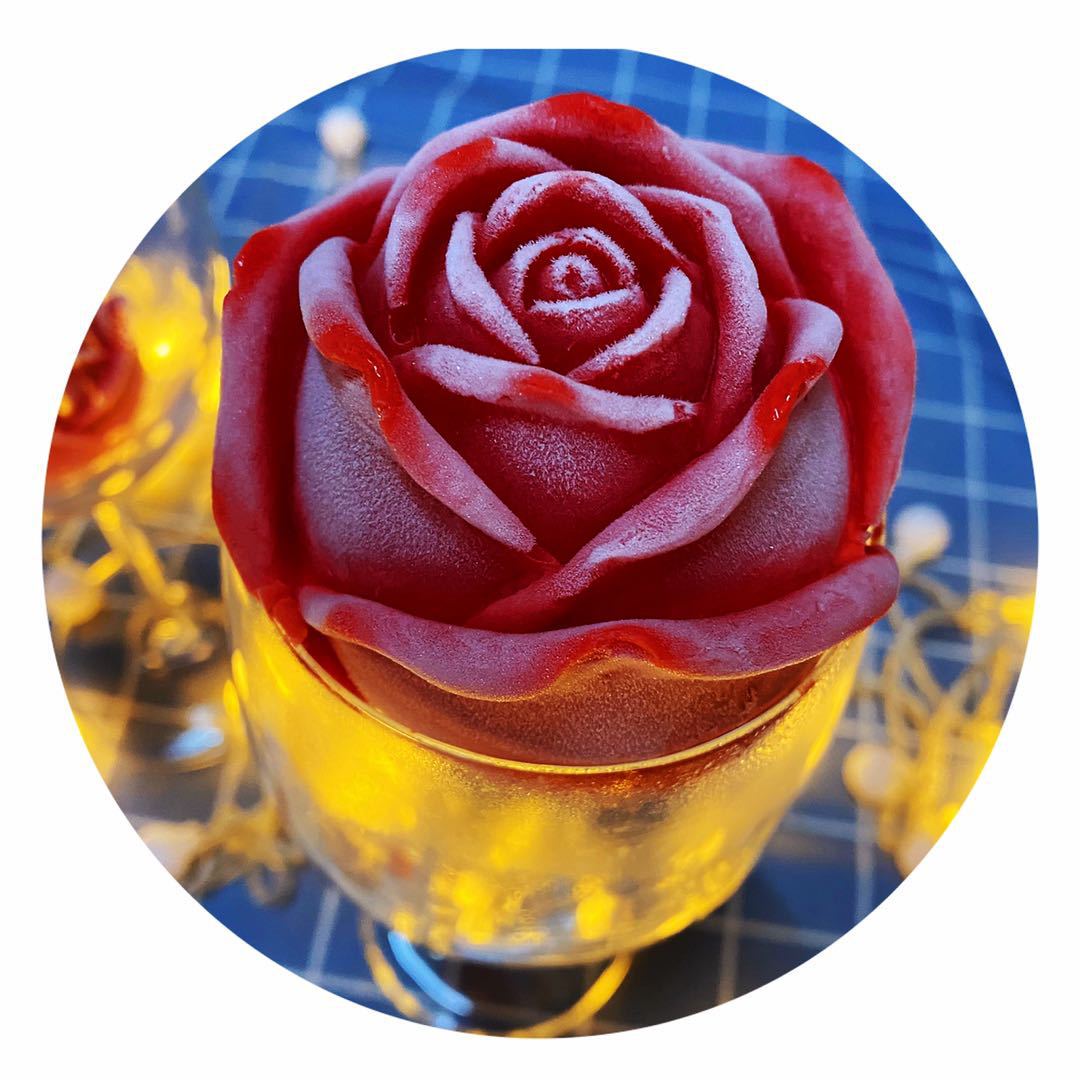 Manufacturer Internet Celebrity Rose Ice Tray Silicone Ice Cube Mold Cake Decorations Chocolate Candle DIY Mold