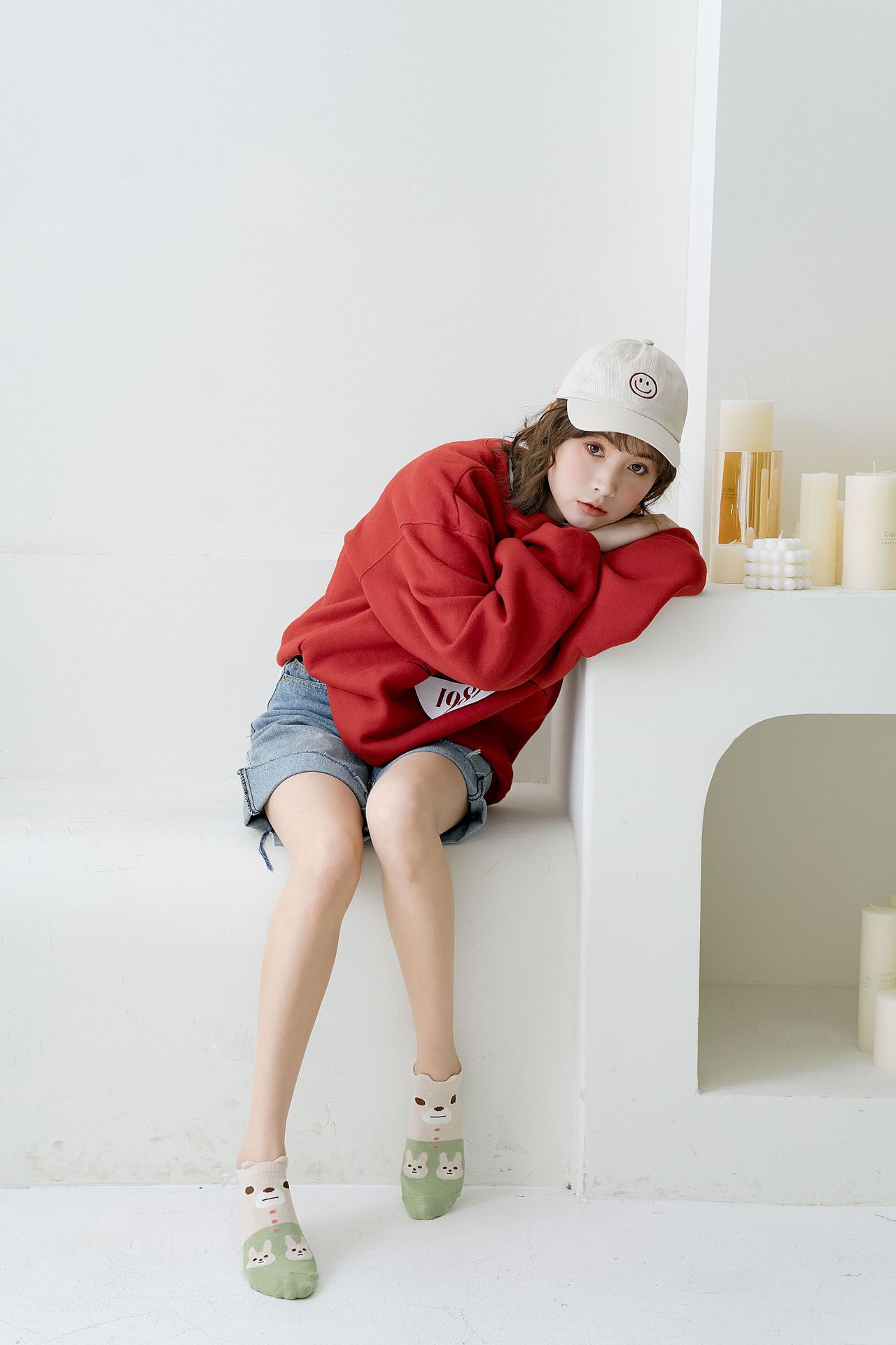 2020女袜全新船袜韩版卡通可爱学院风短袜糖果拼色卡哇伊厂家批发