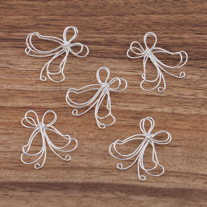 diy饰品配件手工材料手工铁丝绕线蝴蝶y(09326)