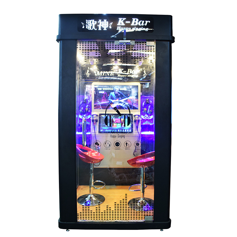 唱歌机商用自助投币练歌房歌神点歌机唱吧迷你ktv唱歌房朗读亭