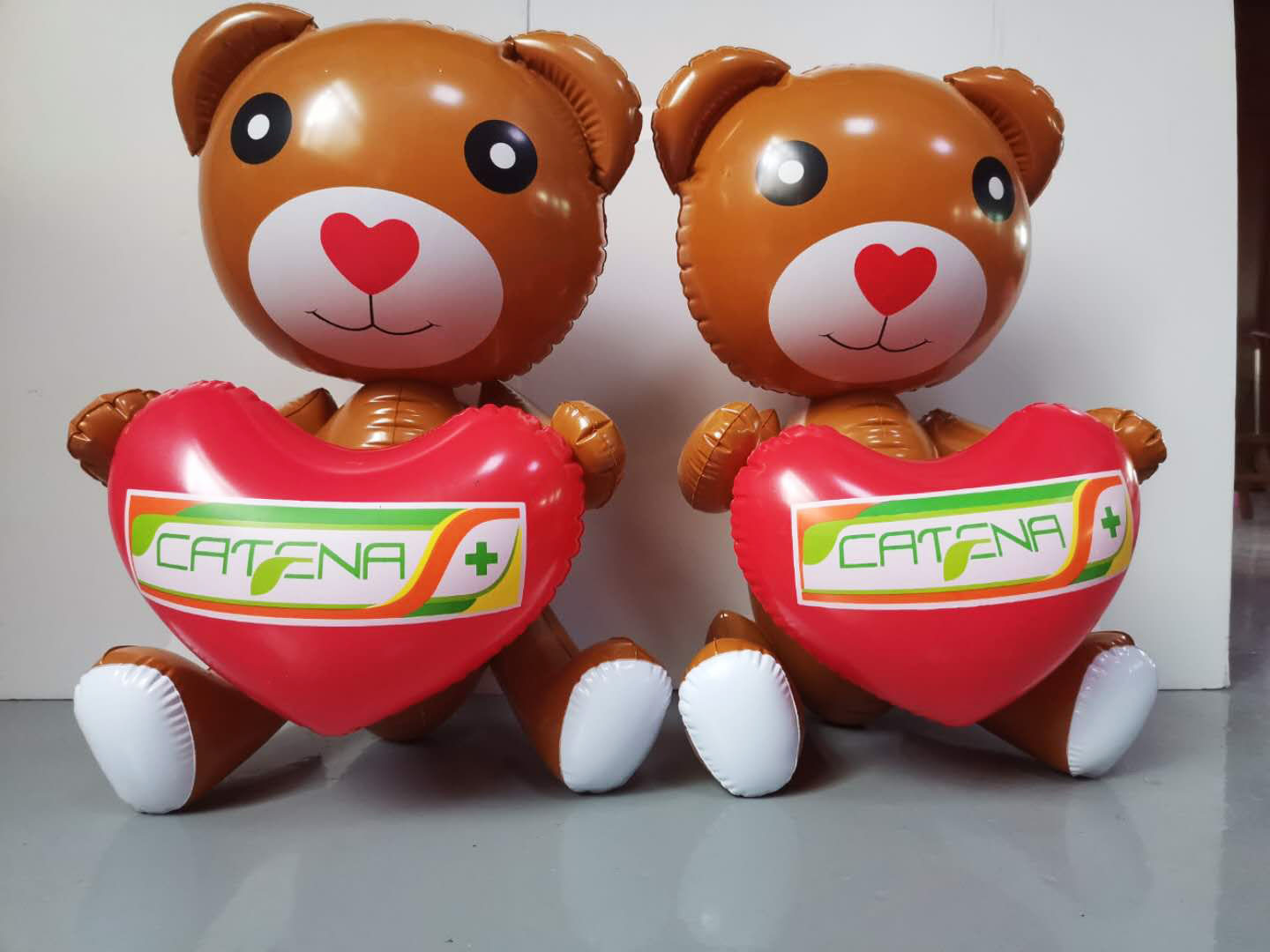 厂家直销 pvc充气可爱装饰熊 促销充气卡通气模定制 广告玩偶气模