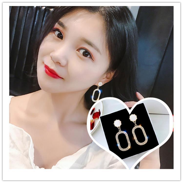 Mermaid Simple Volkswagen Fresh Sterling Silver Needle Earrings Korean Temperament Cold Ear Stud Earring