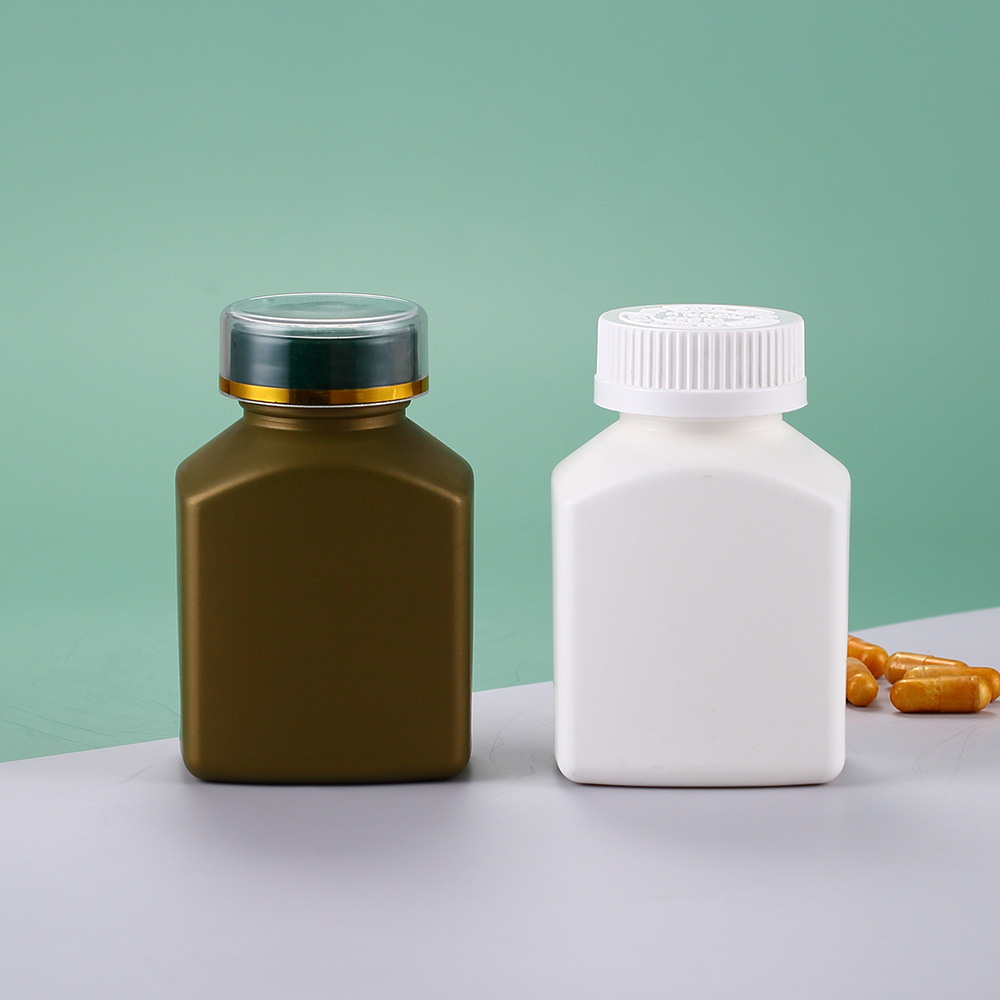 保健品塑料瓶食品胶囊包装粉剂药材密封罐pe食品级150cc塑料瓶