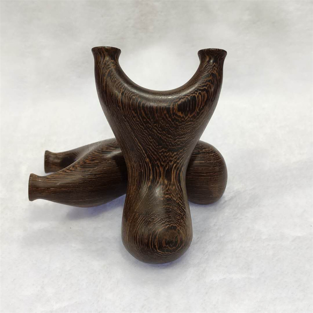 邓飞虎弹弓 红花梨实木胖飞虎叉木弓 黑檀胖飞虎鸡翅木弹弓