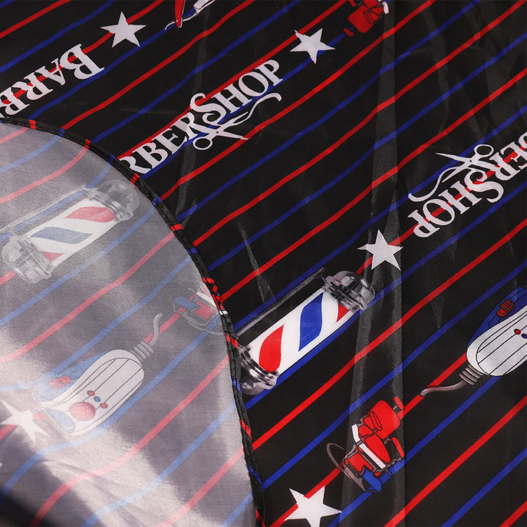 bluezoo红蓝黑转灯160*140cm理发美发沙龙发廊工具成人围布魔术贴