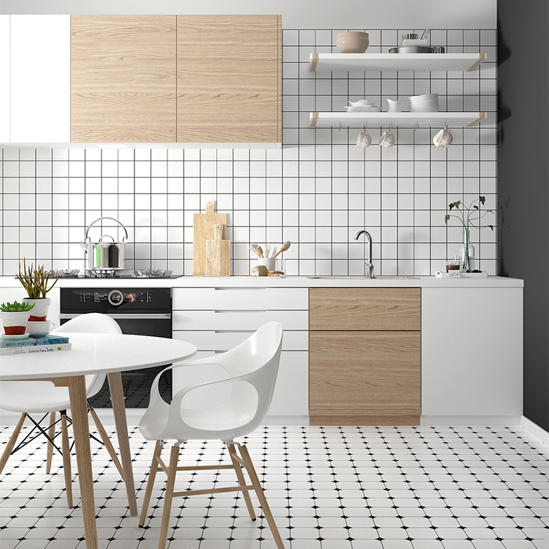 北欧简约风方格小白砖300*600mm厨房卫生间墙面砖浴室面包砖