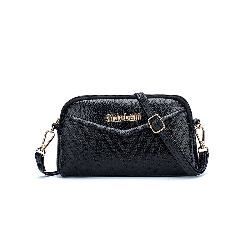 2022 Summer New Women's Messenger Bag Casual Retro Clutch Bag Multi-Compartment Shoulder Small Bag for Middle-Aged and Elderly Women