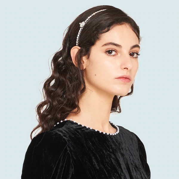 欧美法式复古皇冠水晶时尚简约百搭发箍