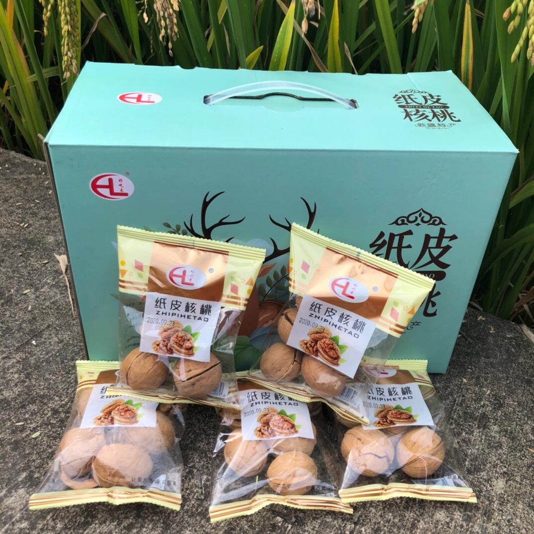 新疆阿克苏纸皮核桃核核美美礼盒款3斤装