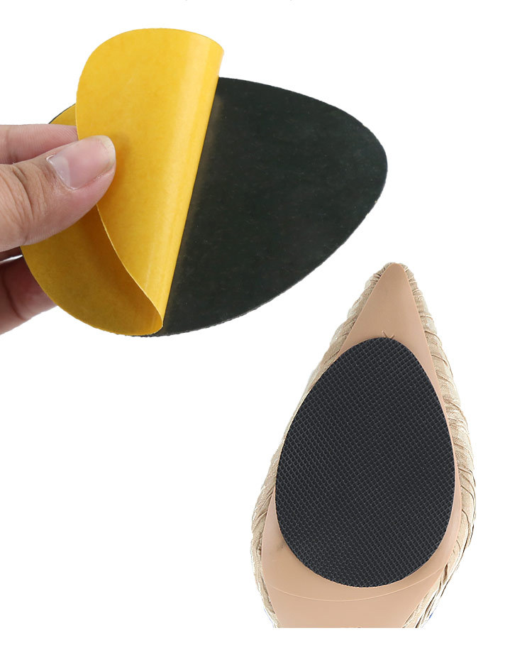 前掌止滑贴消音贴耐磨牛筋胶鞋底防滑贴高跟鞋底格纹橡胶垫