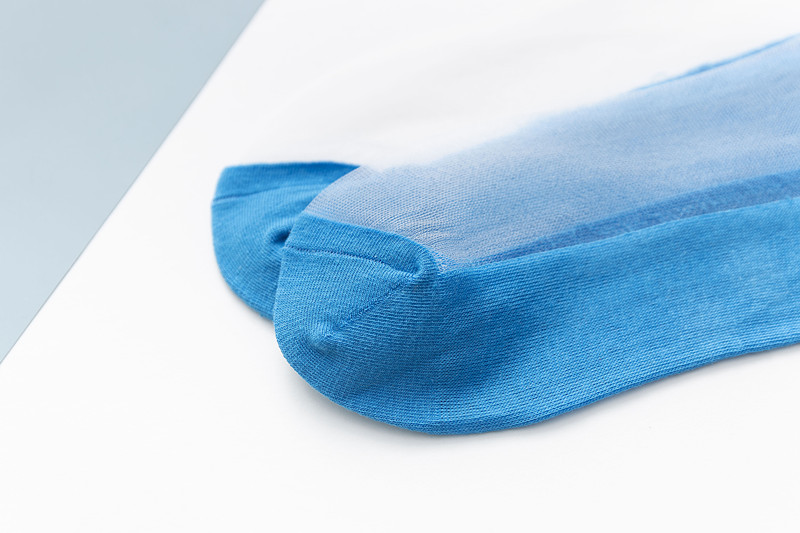 夏季新品薄款透明字母玻璃丝女袜学院风韩国潮流及膝小腿卡丝袜子