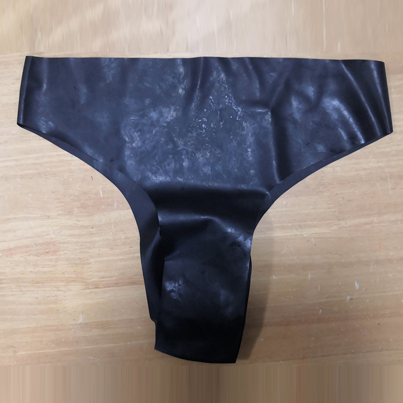 乳胶情趣内裤男士三角裤批发厂家直销代发