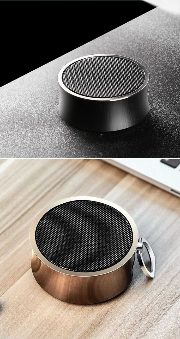 德国小钢炮无线蓝牙金属音箱手机迷你便携大音量小音响插卡低音炮