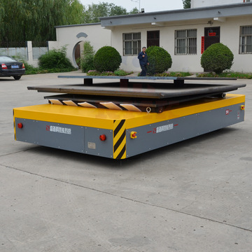 胶轮无轨电动平车非标制作载重量电动周转车10吨地平车