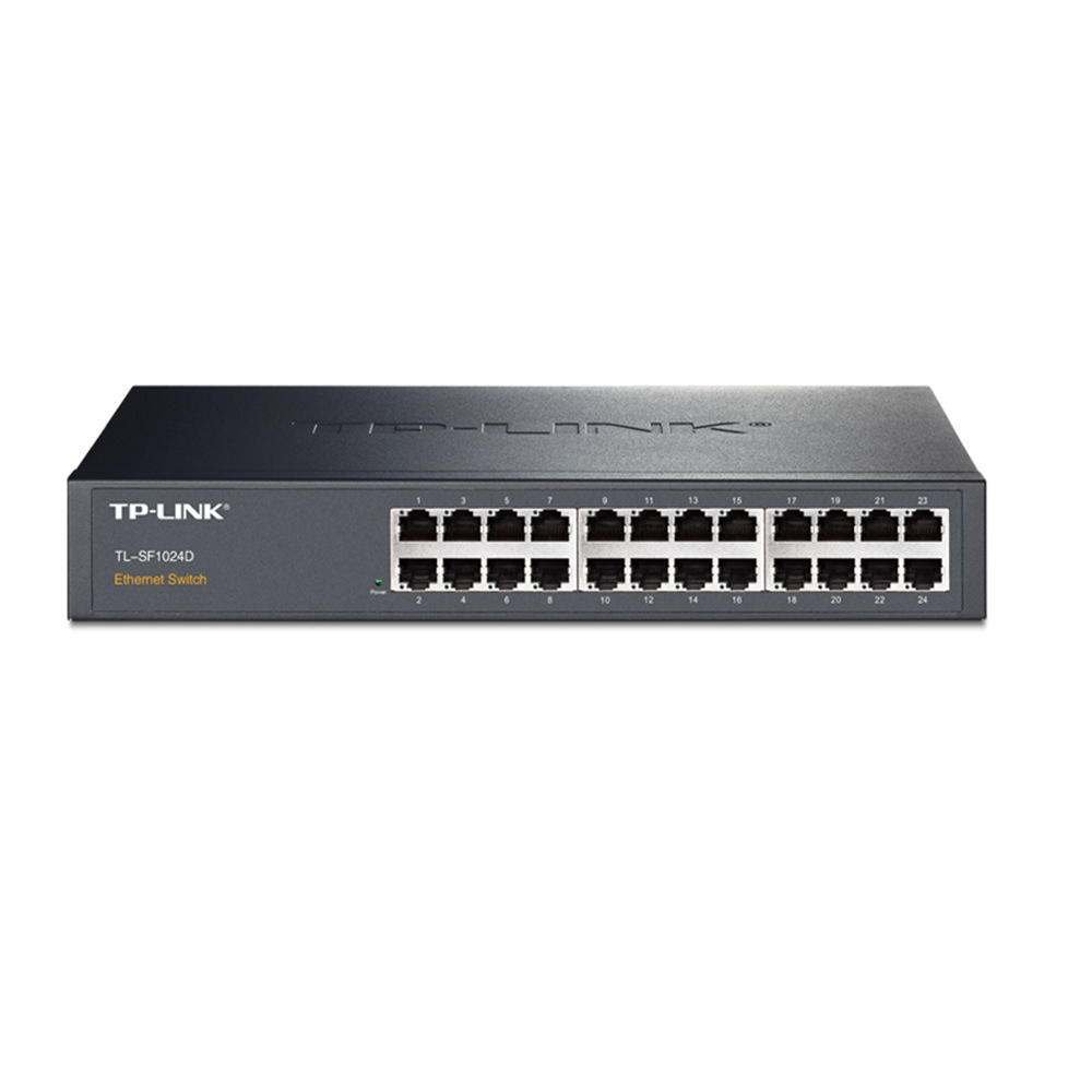tp-link tl-sf1024d百兆24口网络交换机模块钢壳快速以太网分线器