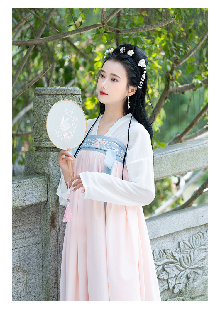 成人女汉服中国风夏季成人古装汉服女日常改良汉代齐胸襦裙套装