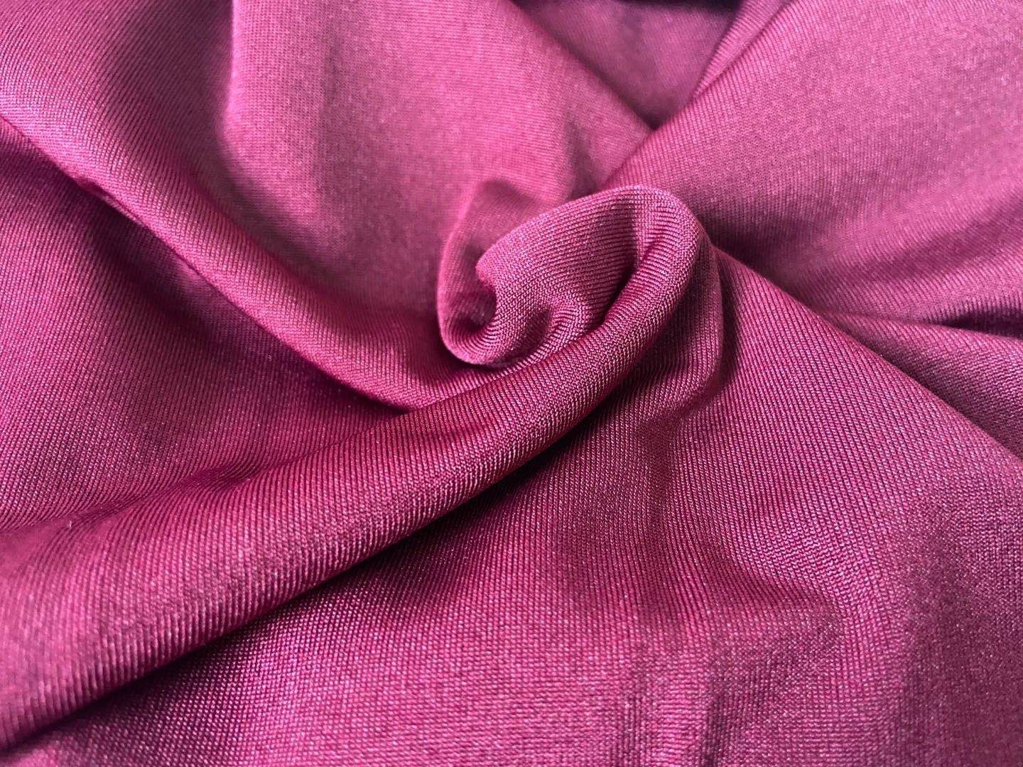 180g牛奶丝面料 100d涤氨针织布 瑜伽服装里布口罩包边布弹力布料-阿