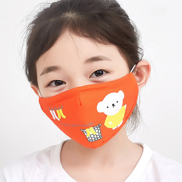 儿童棉布口罩卡通防尘口罩男女儿童小孩秋冬棉口罩冬季保暖