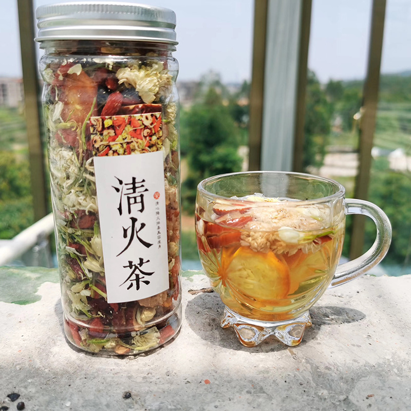 清火茶冲水即喝泡水饮清热美颜清心降火休闲饮用茶水