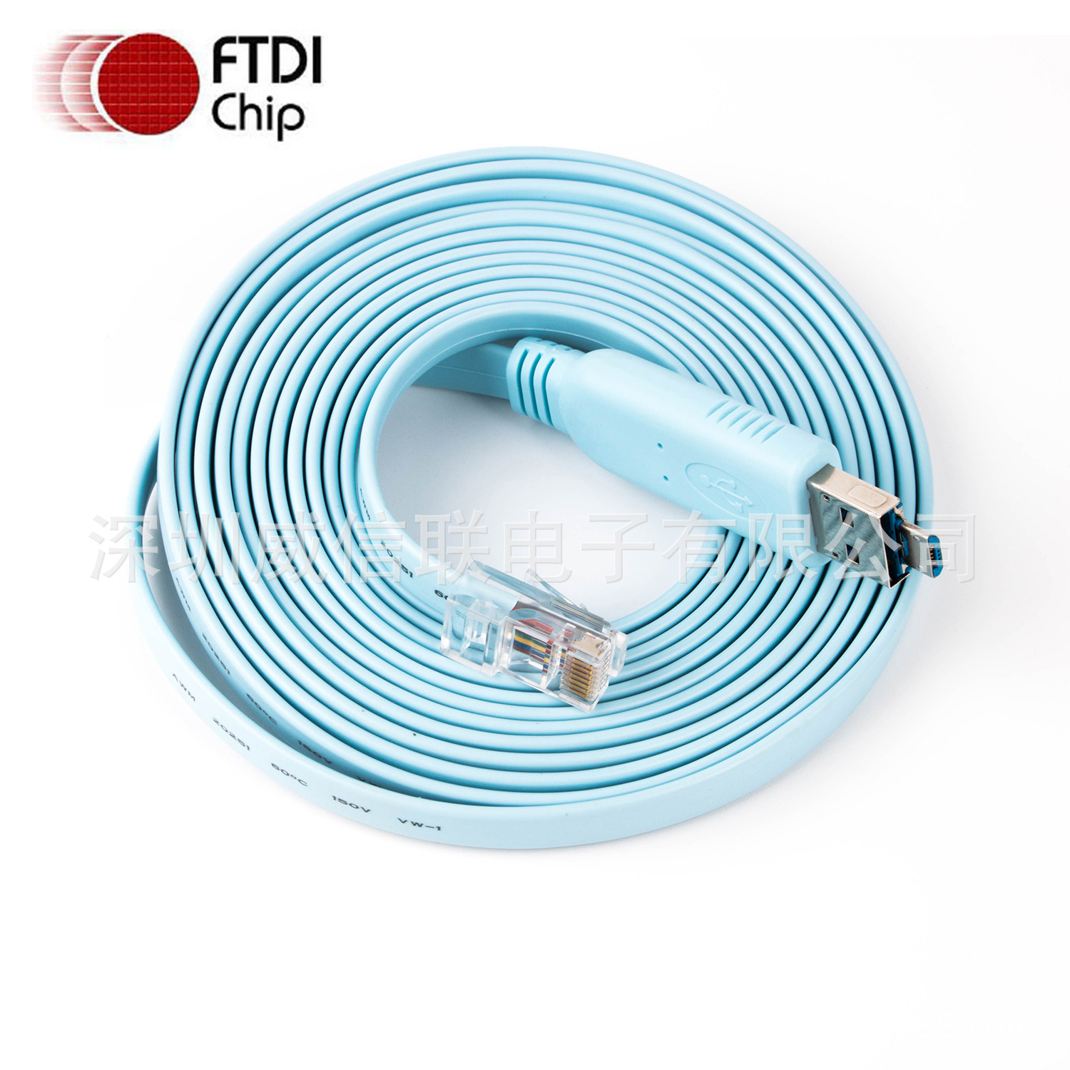 ftdi 2合1 usb micro usb转rj45 rs232串口线 思科 console配置线