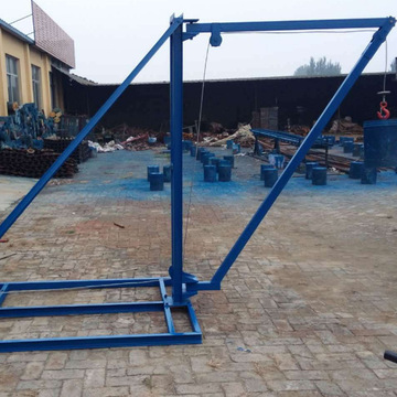 挖孔桩 哈儿吊人工挖孔桩用挖桩机 单柱小吊机