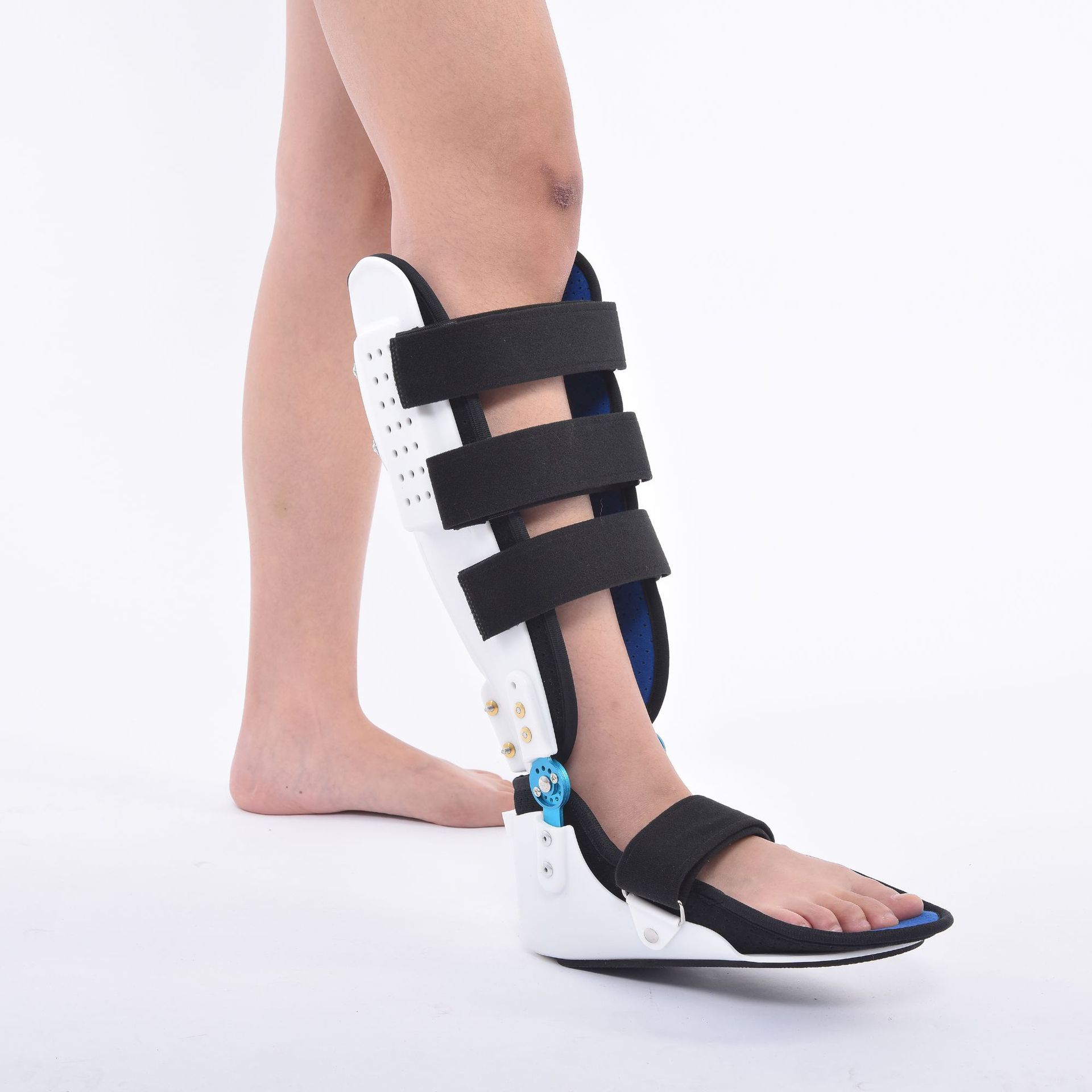可调固定硬性踝足支具 支具 踝关节可调节式固定支具防滑鞋底-阿里巴