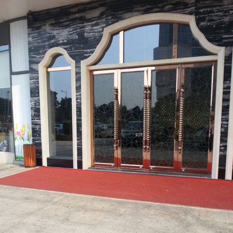 定做平开不锈钢地弹簧门 不锈钢玻璃门 不锈钢大门