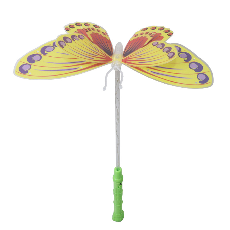 发光蝴蝶棒 七彩闪光双层蝴蝶棒子夜市地摊广场热卖货源玩具批发