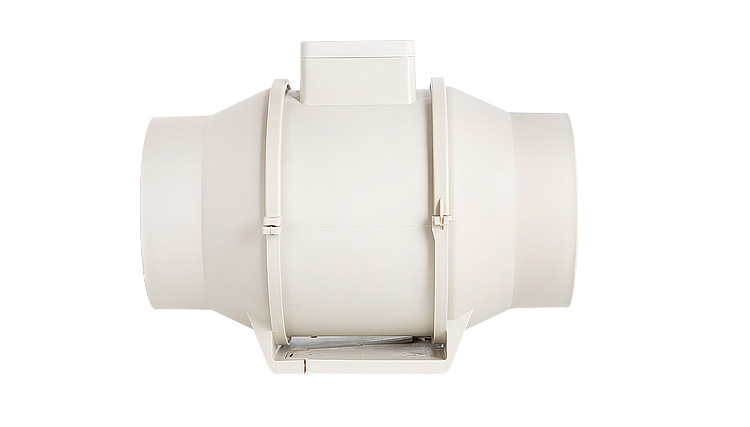 管道抽风机圆形斜流风机静音轴流风机换气扇卫生间厨房抽风机