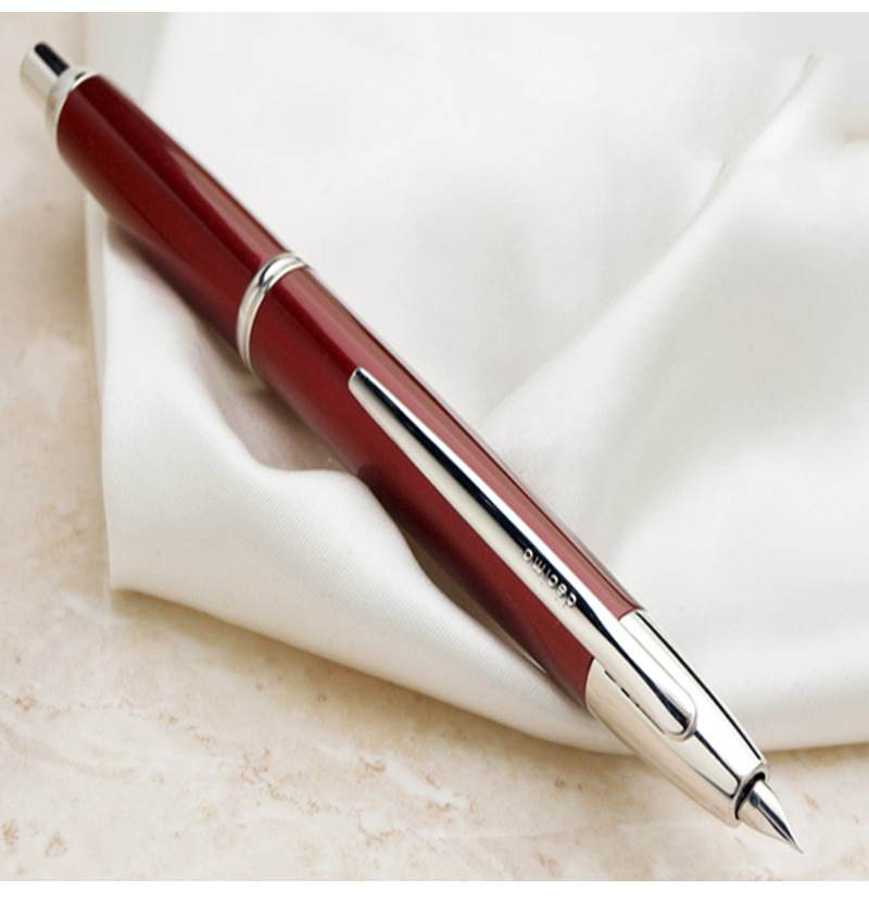 一航百乐 pilot 按压伸缩尖18k金笔 第十代记念钢笔fct-15sr