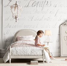 美式乡村实木复古雕花儿童床小户型卧室公主床法式比邻橡木床定制