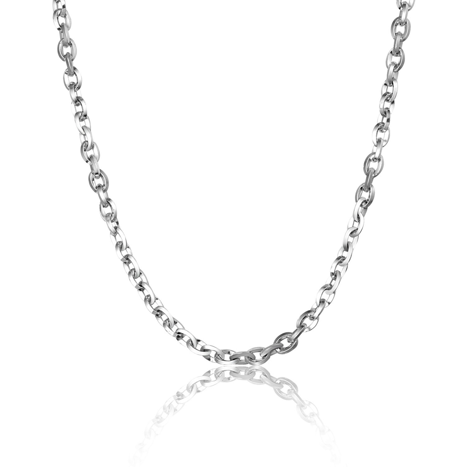 925正品纯银项链 欧美热销款银项饰70三角银项链银饰品 银链批发