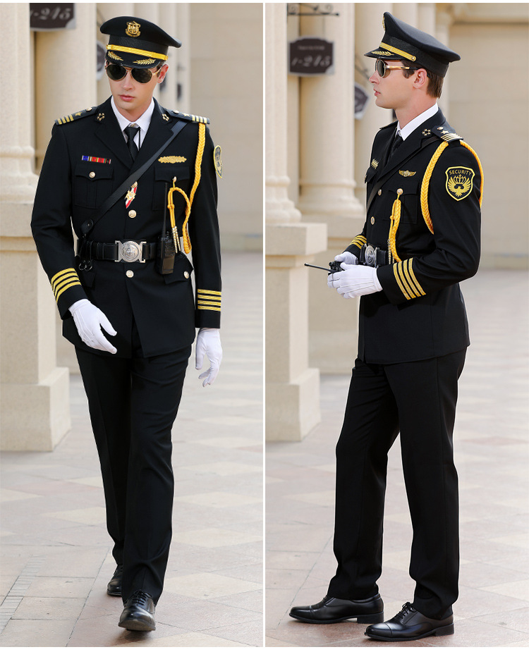 新式保安工作制服套装男物业高档形象岗礼宾服春秋冬季西服外套