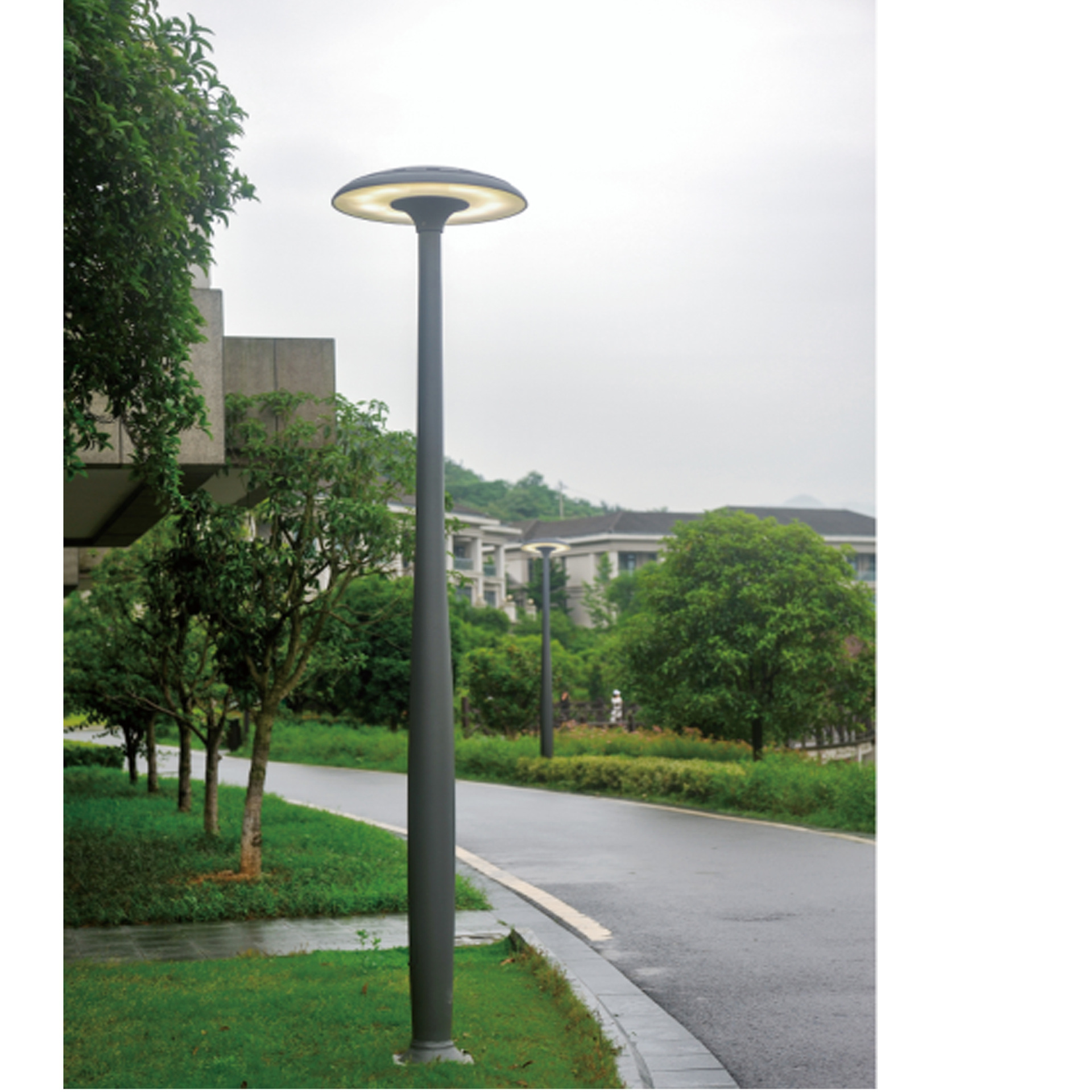 直销批发 铝压铸 led 40w 庭院灯 灯头