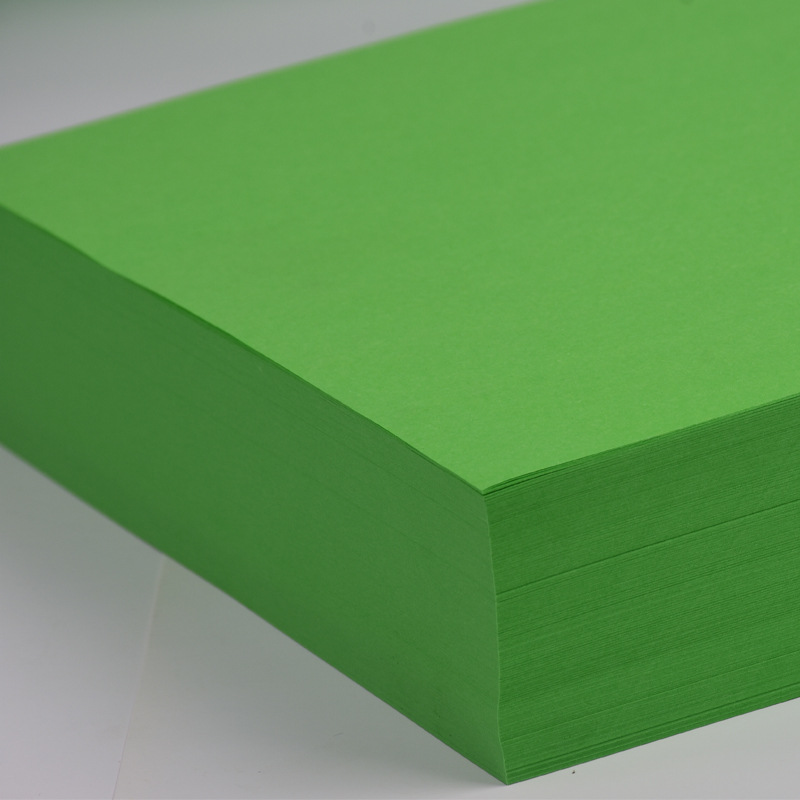 厂家直销 深绿色70g复印纸500张/包手工折纸整包深绿色