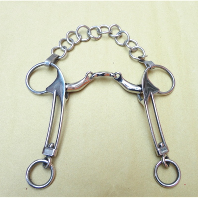 马口衔不锈钢马嚼子马具制造英式马口衔铁