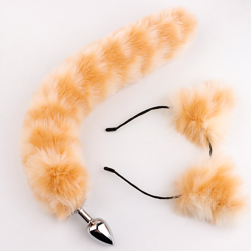 可爱猫狗尾巴外出女后庭情趣肛塞肛门玩具性用品狐狸尾巴套装