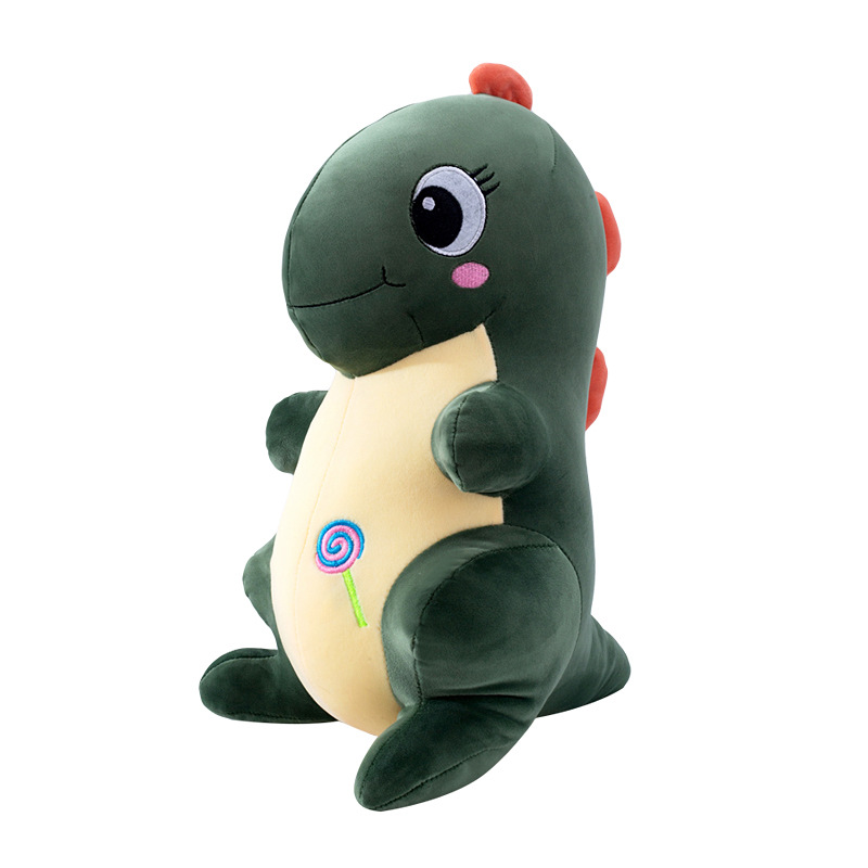 q版恐龙毛绒玩具棒棒糖恐龙公仔创意儿童安抚玩偶活动礼品批发