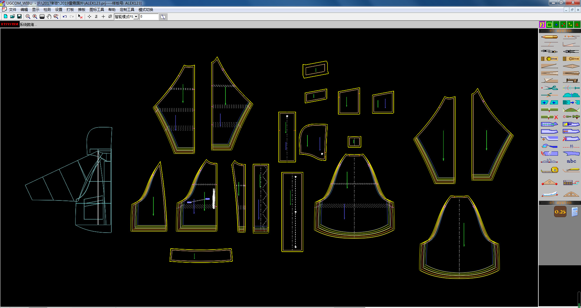 jk纸样jk格裙纸样裤子纸样连衣裙纸样棉衣纸样双面呢纸样工作室