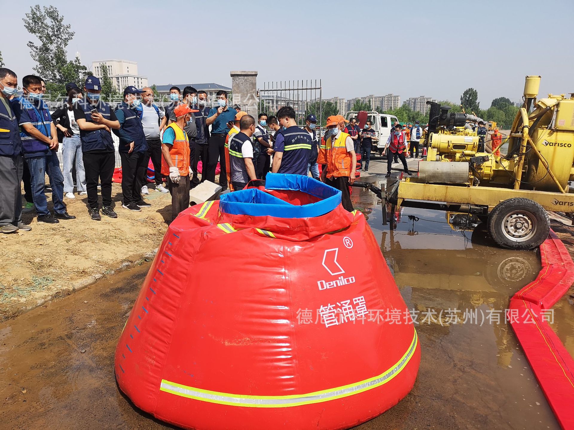 德尼尔科denilco城市防汛管涌罩围井市政管涌罩阻挡窨井冒水