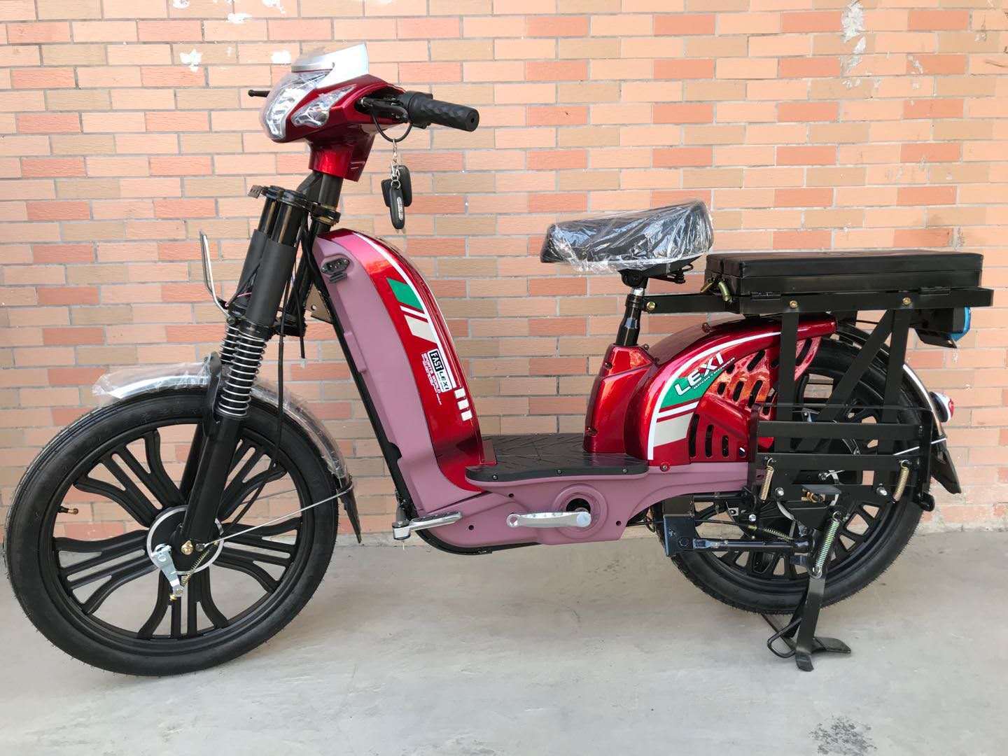 22寸电动自行车铅酸电动车载重王百灵王黄金甲60v12ah超威天能