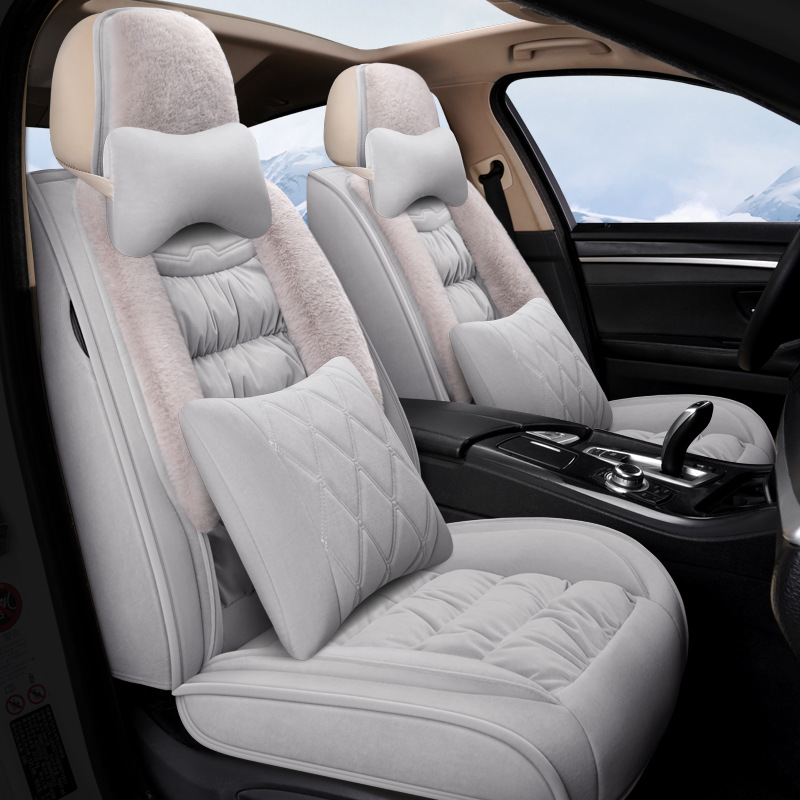 88成交0套适用汽车坐垫冬季短毛绒座椅垫本田十代思域雅阁保暖专用