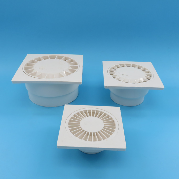 5 75 110多用方形浅地漏 多规格pvc排水配件 家用卫生间地漏