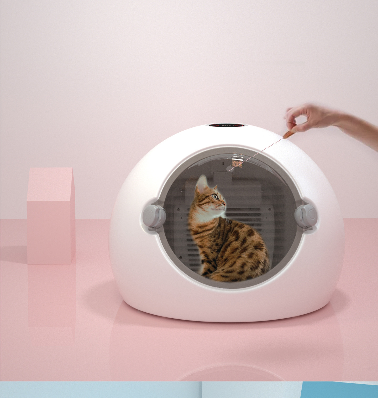 厂家批发宠物智能静音猫窝烘干机 宠物智能静音猫窝烘干机
