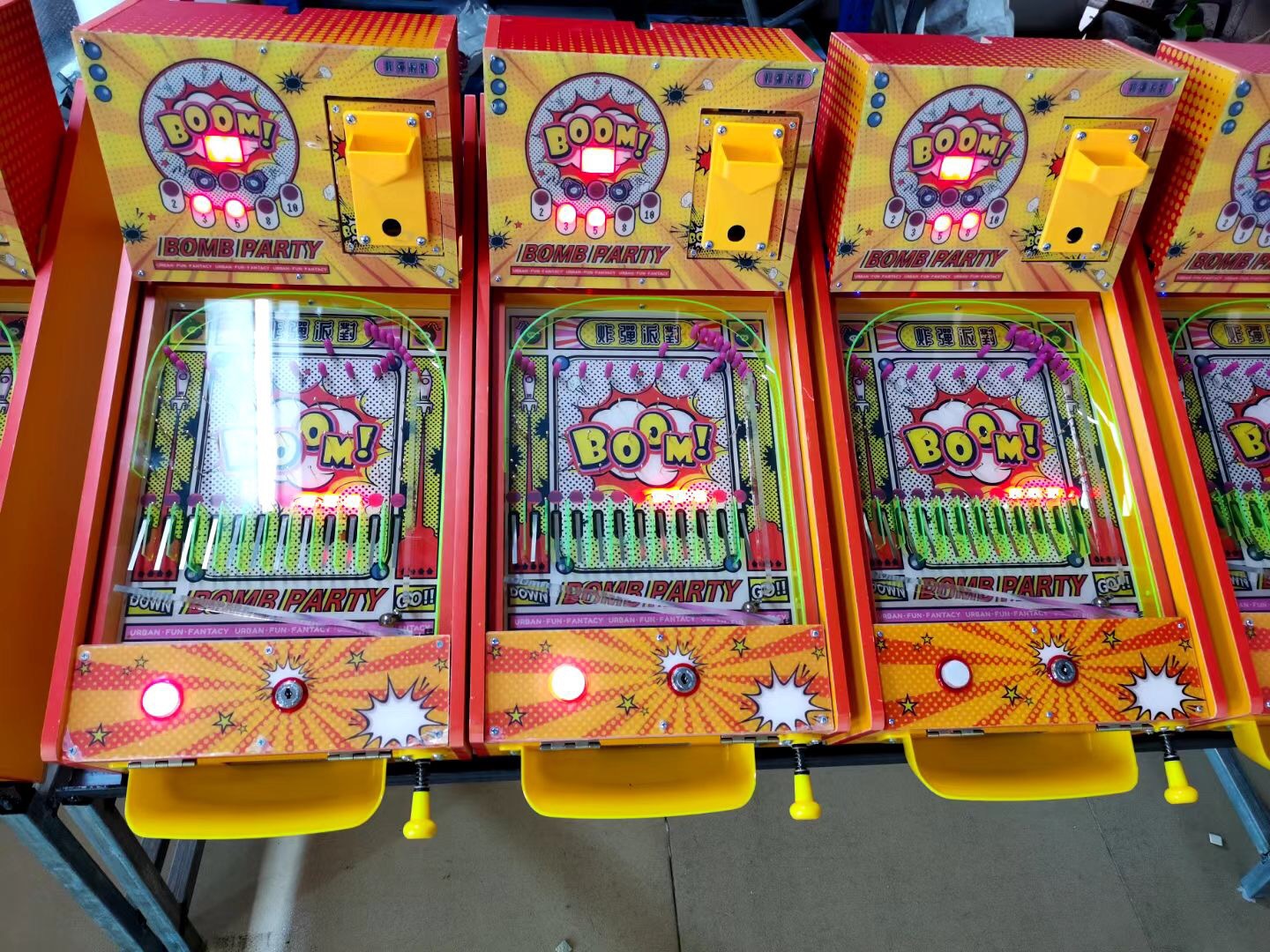 夜市摊位大炮乐园8代广场游戏机公园儿童弹珠摆摊庙会弹球机